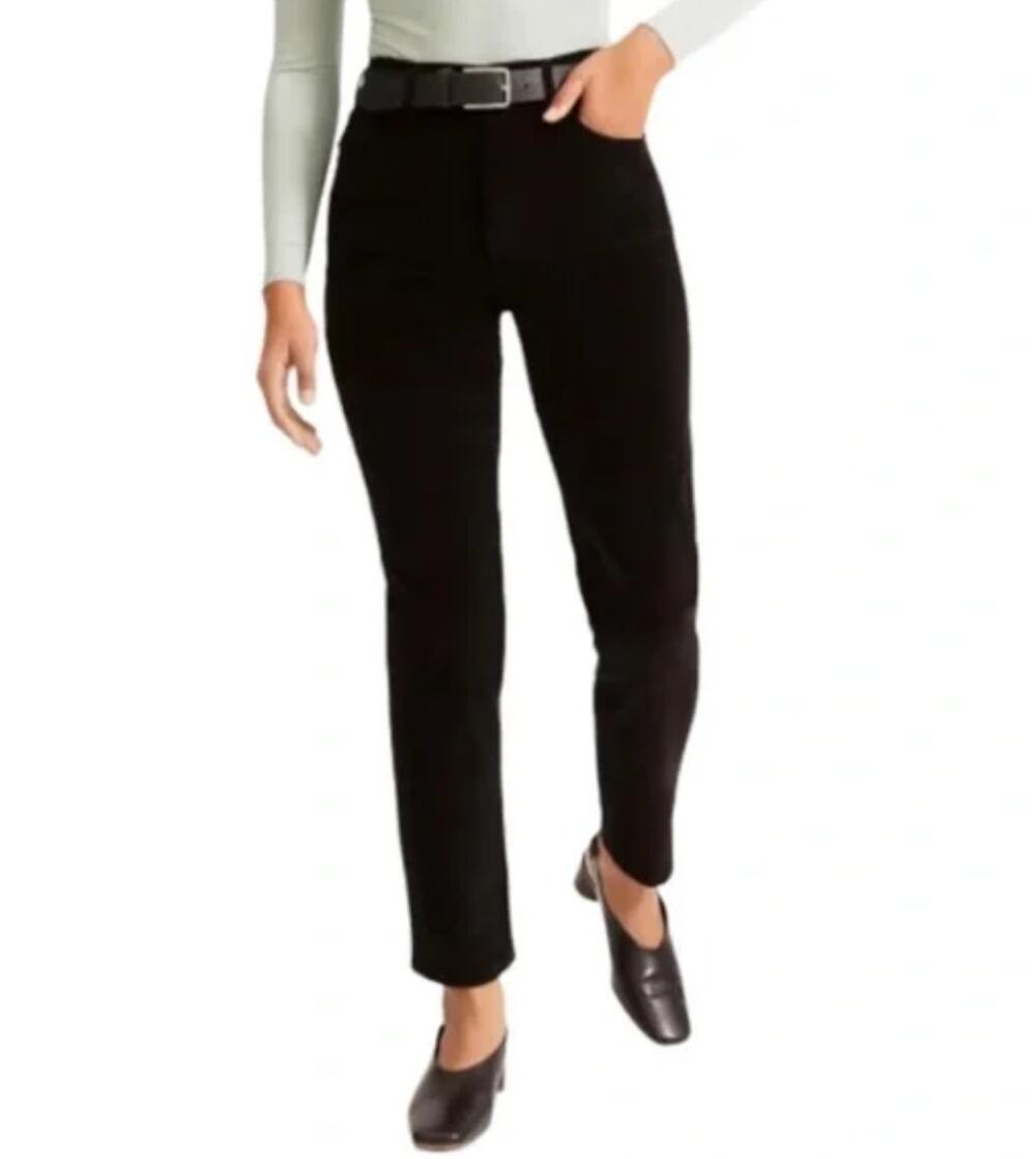 Everlane black Corduroy Straight Baby size 24 NWT